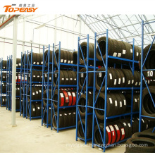 Heavy duty tire and wheel display rack for 4s store